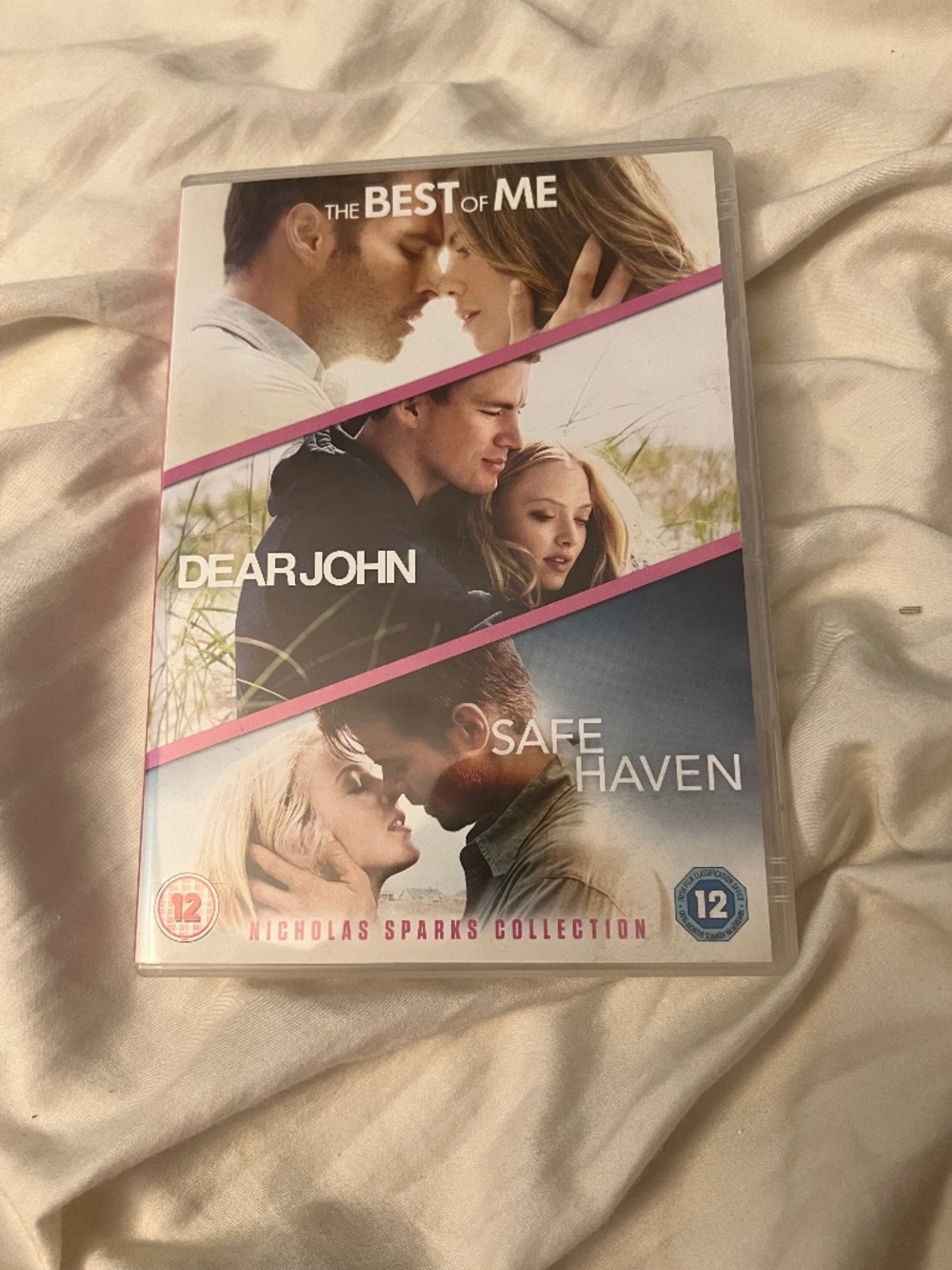 Nicholas Sparks 3-Movie DVD Collection – The Best of Me / Dear John / Safe Haven